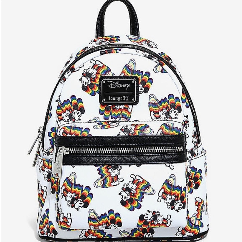 SOLD⭐️ Loungefly Mickey rainbow backpack